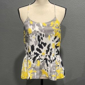 Calvin Klein designer peplum drop waist tank top